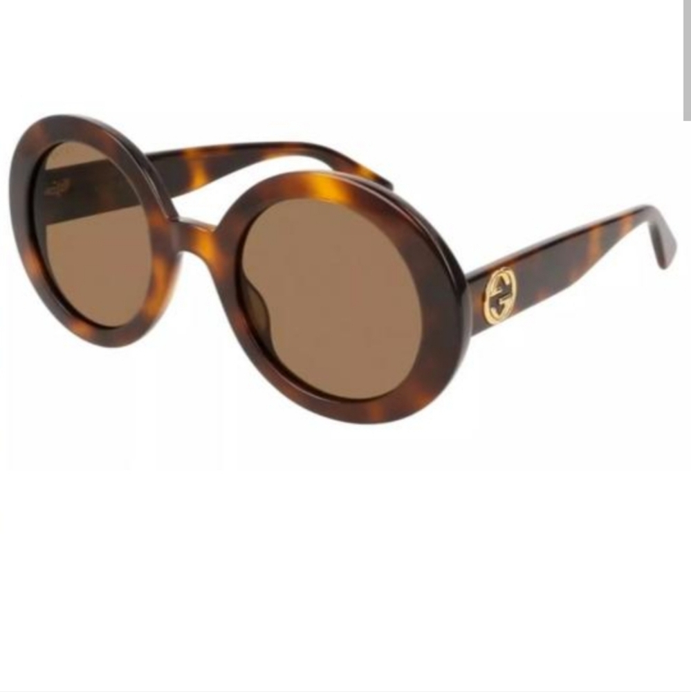 Tortoise Shell Round Sunglasses